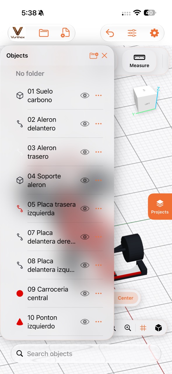 ORGANIZE tools in Vurthox Futu3D Pro